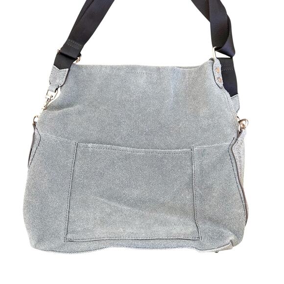 Aimee Kestenberg Denim Flap Slouchy Crossbody - Picture 4 of 8